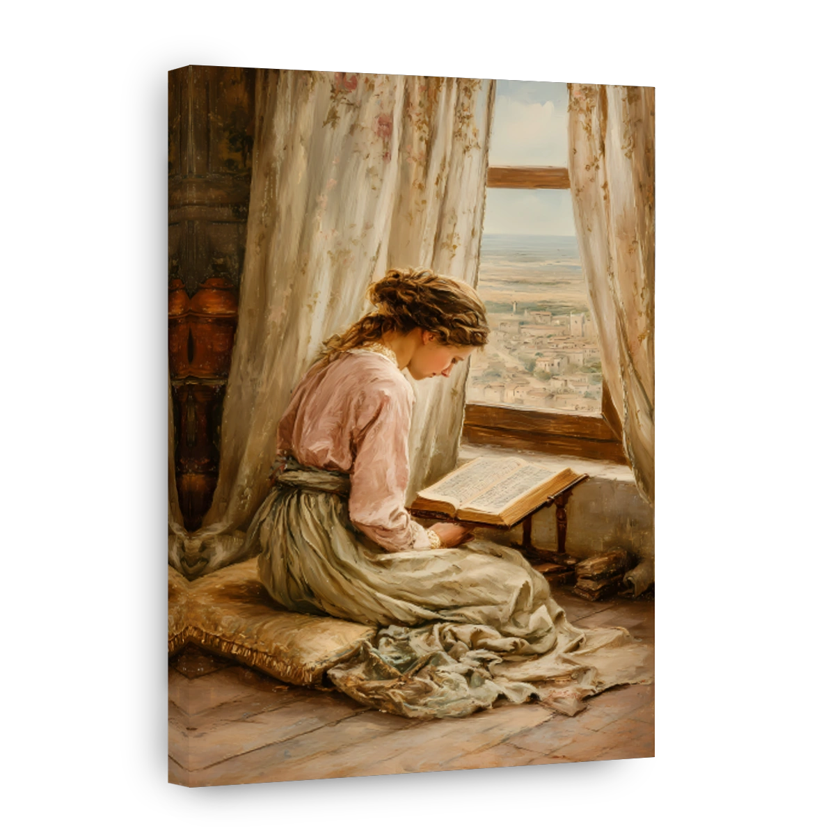 Woman Reading by the Window