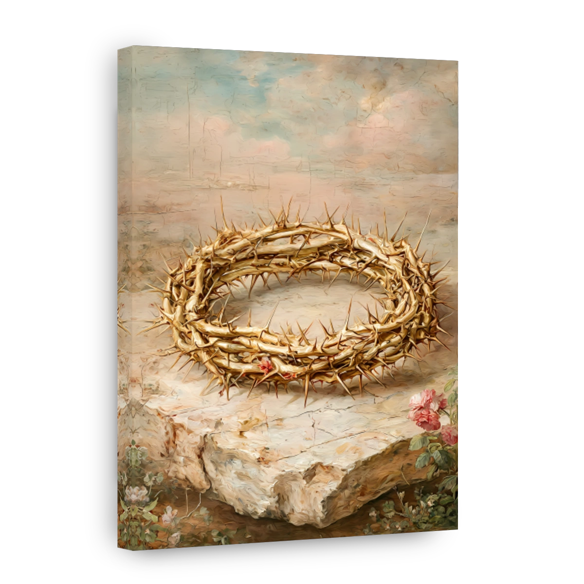 Crown of Thorns with Roses
