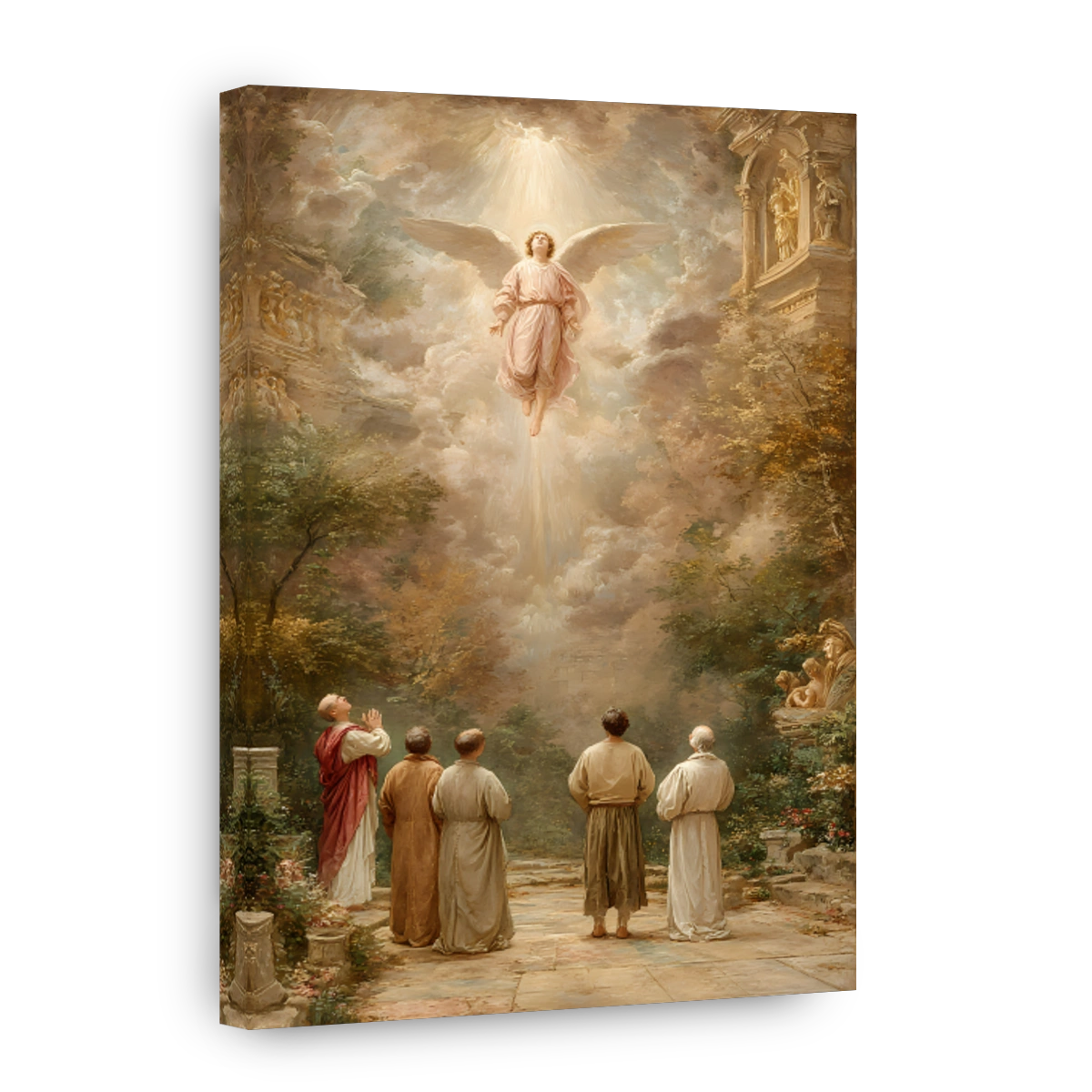 Angel Descending in Divine Light