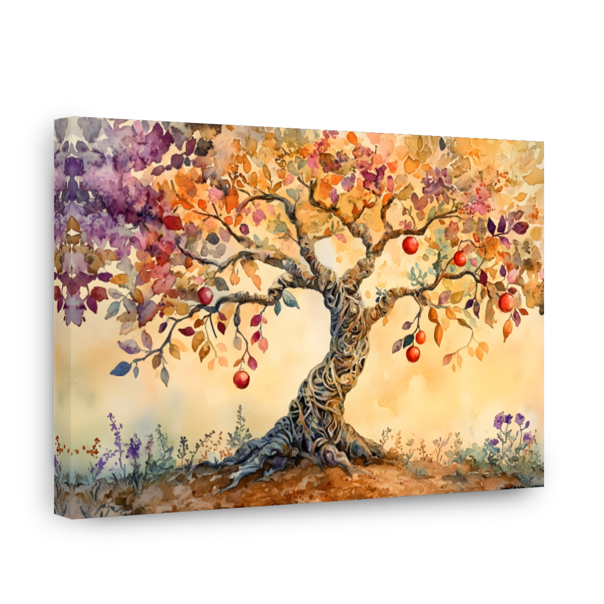 Whimsical Watercolour Tree of Life Artwork