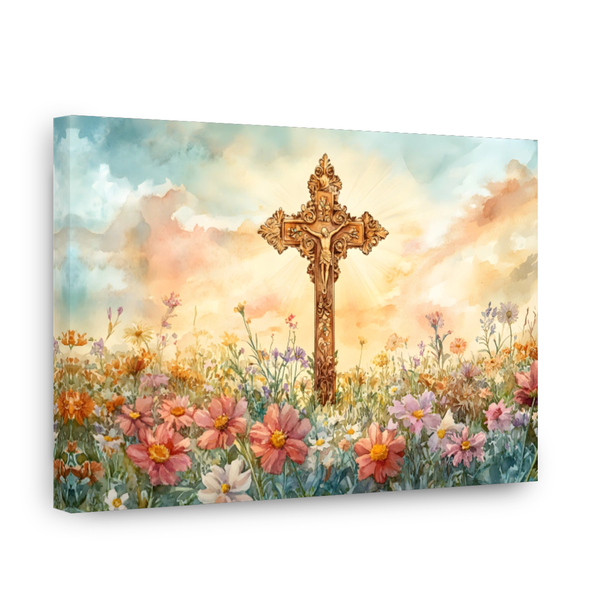 Jesus on the Cross in Bloom