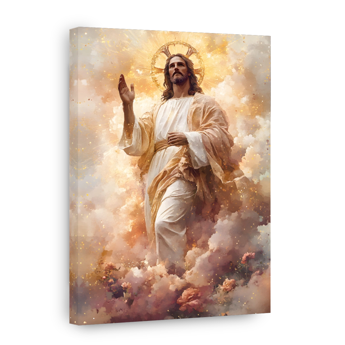 Divine Jesus Ascending Watercolour